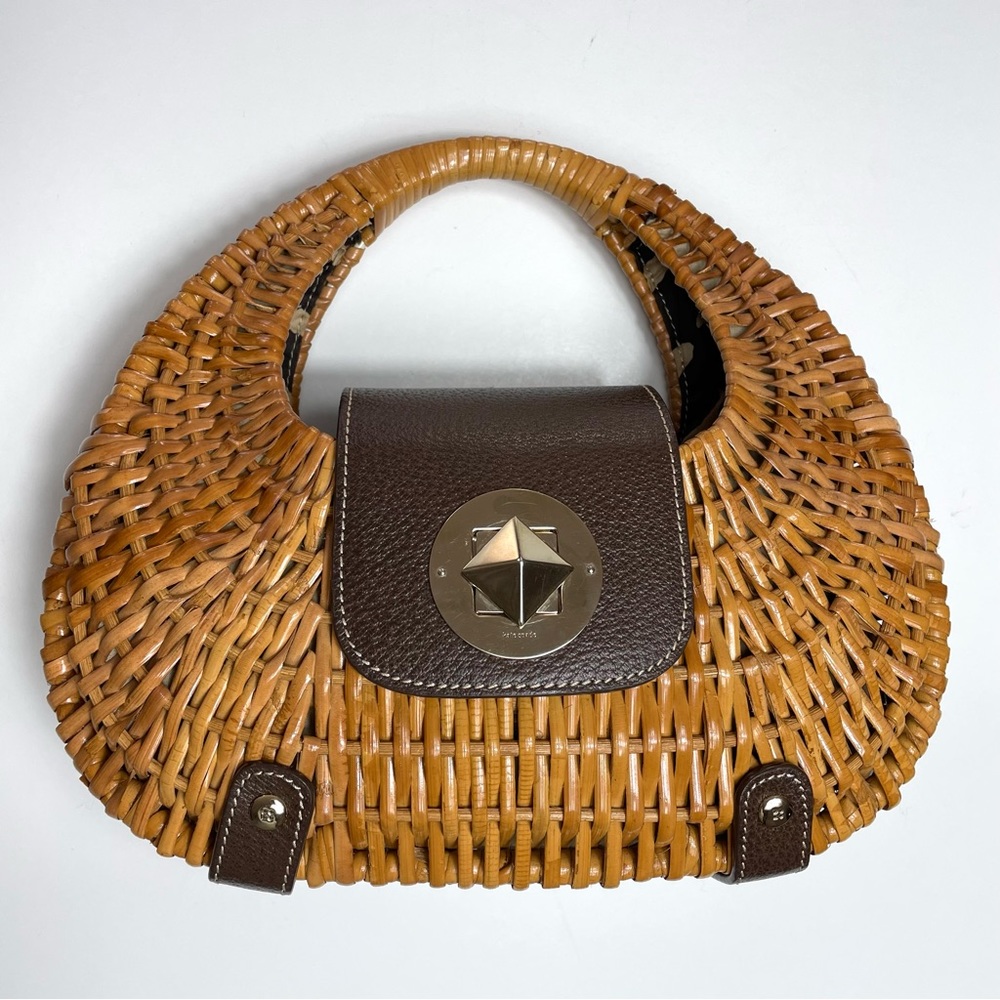 Kate Spade New York Mini Santiago Wicker Handbag